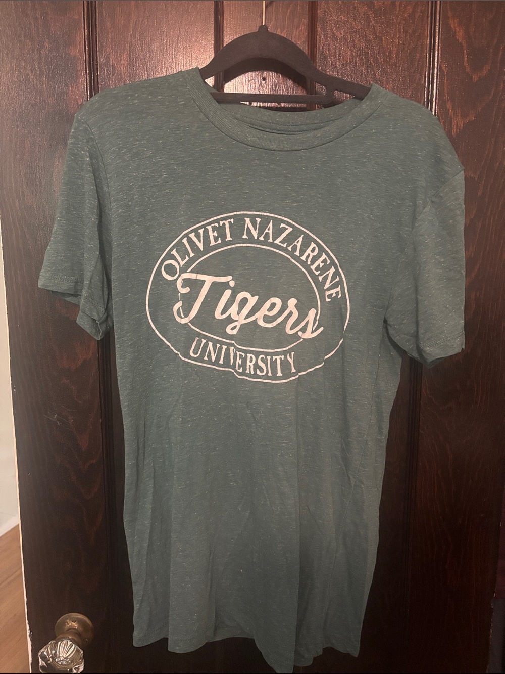 MV Sport Heather Green Tigers University Short-Sleeve Tee